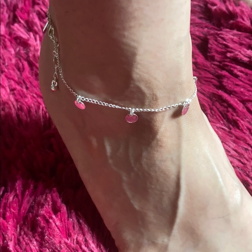 Vintage Avon NR silvery anklet with circular details - Picture 3 of 8